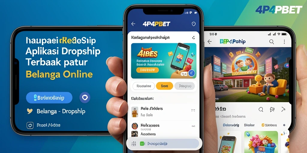 Antarmuka aplikasi 4P4PBET yang intuitif untuk dropshipping.