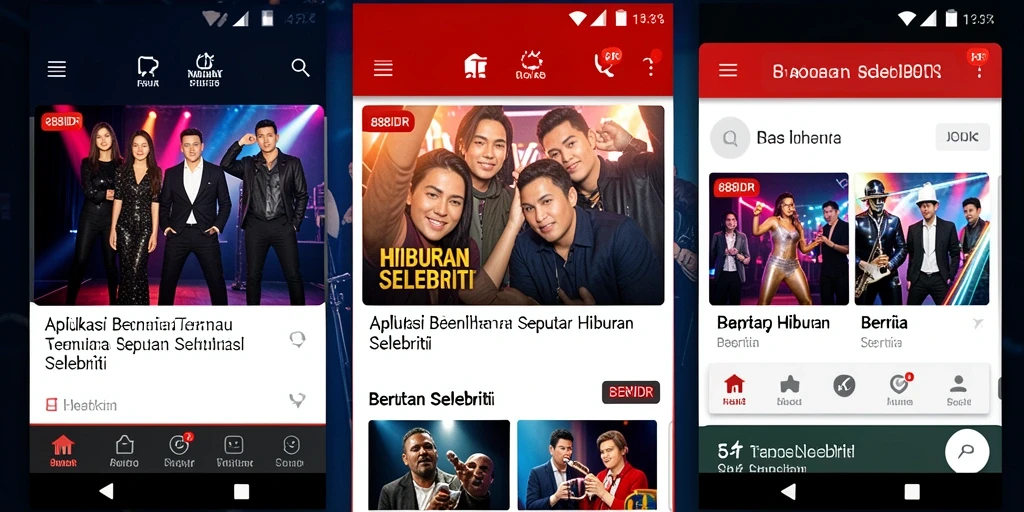 Tampilan antarmuka aplikasi 888IDR yang menarik dan informatif.