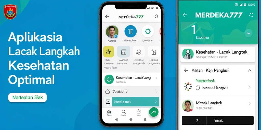 Antarmuka aplikasi MERDEKA777 yang sederhana dan informatif.