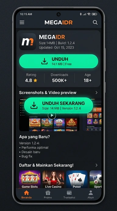Unduh dan Instal APK megaidr untuk Android Indonesia